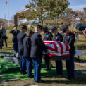 A military veteran's funeral.